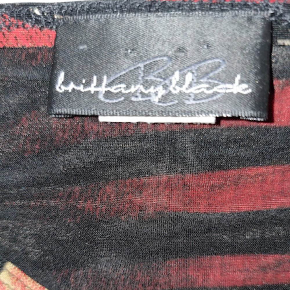 Brittany Black Women's Pullover Top Size L Machine Wash - Picture 3 of 5